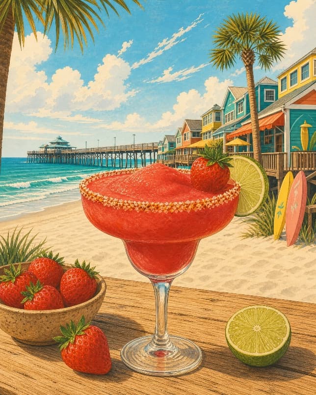 A frozen margarita with fresh strawberry flavor, real fruit, and the perfect balance of sweet, tart, and refreshing. Ready in just minutes.