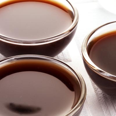 three bowls of worcestershire sauce